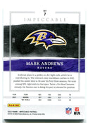 Mark Andrews 2022 Panini Impeccable 49/75