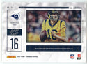 Jared Goff 2018 Panini Luminance Jumbo Patch Card #22