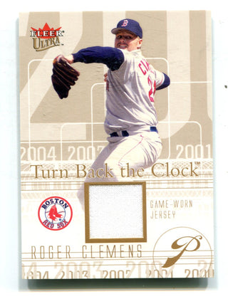 Roger Clemons 2004 Fleer Ultra Turn Back The Clock Jersey Card #TBCRC 160/399