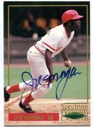 Joe Morgan Autographed Spectrum Card