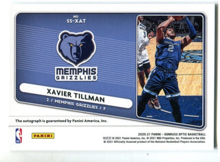 Xavier Tillman 2021 Panini Donruss Optic Signature Series #SSXAT Auto Card