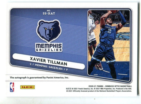 Xavier Tillman 2021 Panini Donruss Optic Signature Series #SSXAT Auto Card