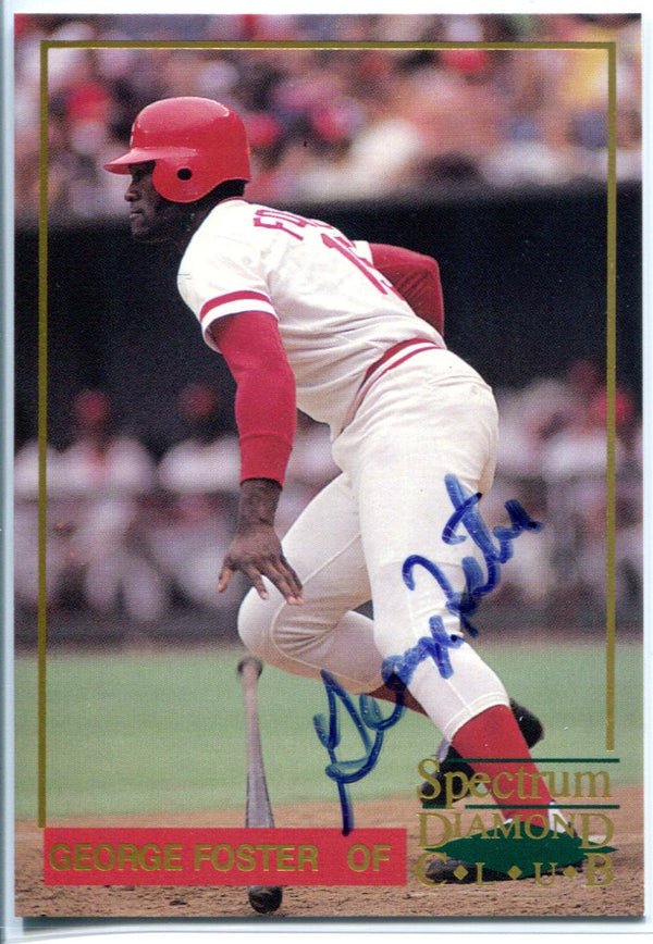 George Foster Autographed Spectrum Card