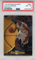 Allen Iverson 1997 Bowman's Best Preview Card #BBP1 (PSA NM-MT 8)