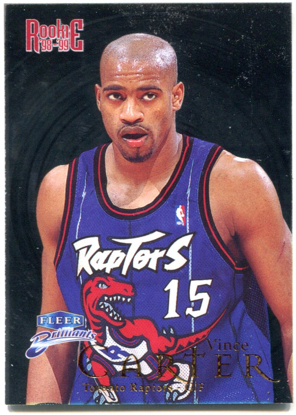 Vince Carter 1998-99 Fleer Brilliants Rookie Card