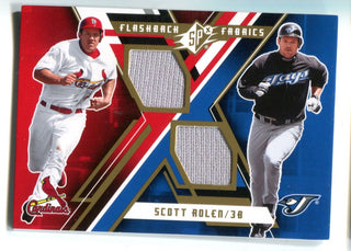 Scott Rolen 2009 Upper Deck SPx Flashback Fabrics #FFSR Patch Card