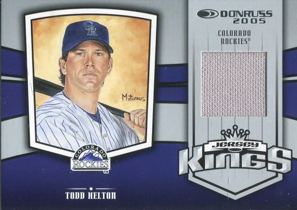 Todd Helton 2004 Donruss Jersey Card #166/250