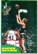 Larry Bird 1981 Topps Card