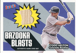 Todd Helton 2005 Topps Bat Card