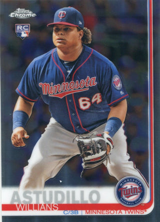 Willians Astudillo 2019 Topps Chrome Rookie Card