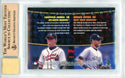 Derek Jeter & Chipper Jones Signed 1999 Topps Stadium Club Co-Signers Card #CS4 (BGS 9.5/9)