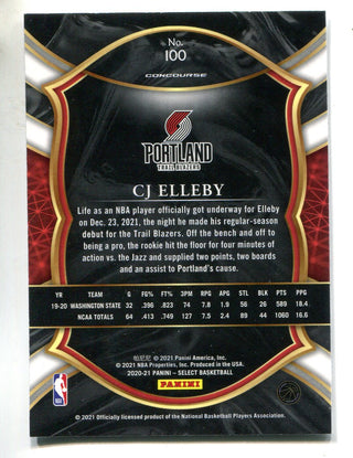 CJ Elleby 2021 Panini Select #100 Concourse RC