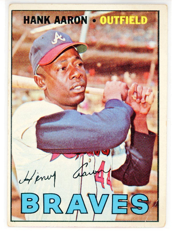 Hank Aaron 1967 Topps Card #250