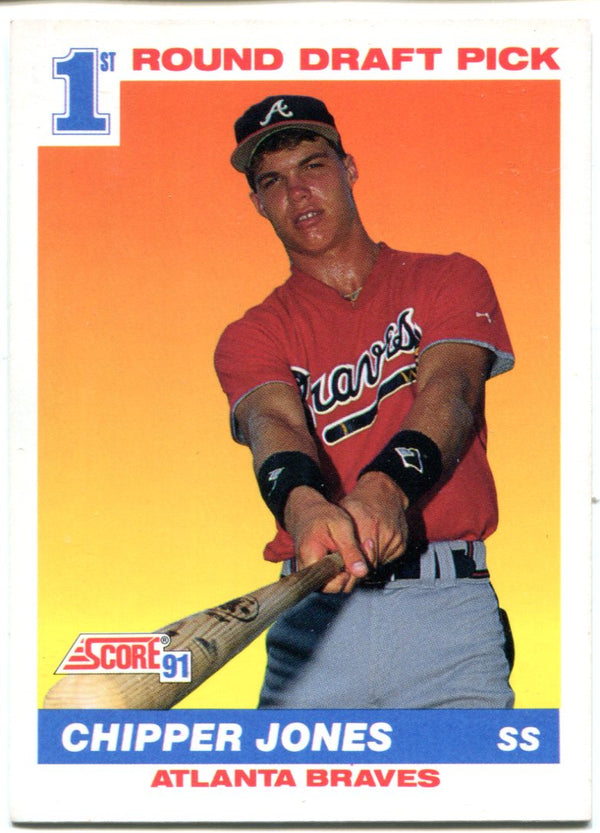 Chipper Jones 1991 Score Rookie Card