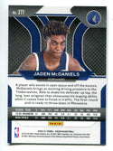 Jaden McDaniels Panini Prizm #277 RC