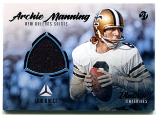 Archie Manning 2021 Panini Luminance Vintage Materials Patch Card #VM-AM