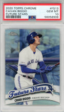 Cavan Biggio 2020 Topps Chrome Future Stars Rookie Card #FS13 (PSA)