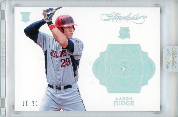 Aaron Judge 2017 Panini Flawless Diamond Encased Rookie Card #102