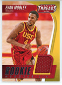 Evan Mobley 2021 Panini Chronicles Threads Draft Picks Rookie Memorabilia Card #TRM-EM