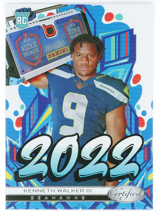 Kenneth Walker III 2022 Panini Certified Rookie Card #2022-15