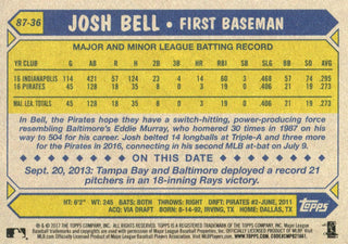 Josh Bell 2017 Topps Rookie Card