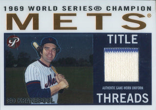 Ed Kranepool 2005 Topps Jersey Card