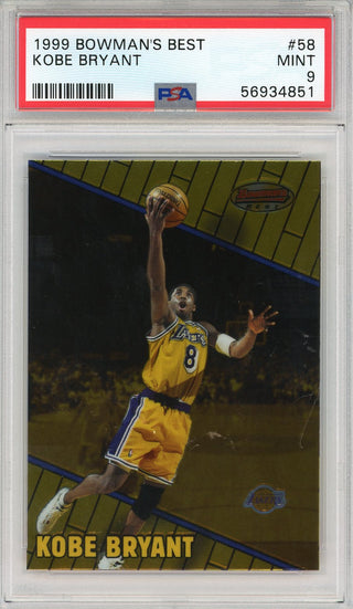 Kobe Bryant 1999 Bowman's Best Card #58 (PSA)