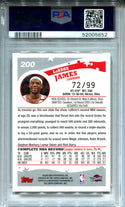 LeBron James 2005 Topps Gold Border Card (PSA)