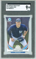 Aaron Judge 2014 Bowman Chrome Draft Top Prospects Rookie Card #CTP-39 (SGC Mint 9)