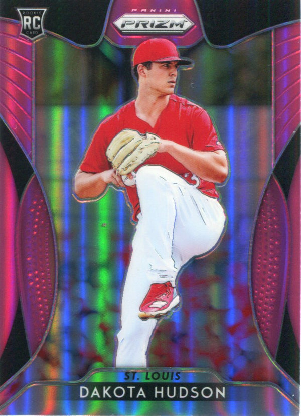 Dakota Hudson 2019 Panini Prizm Pink Refractor Rookie Card