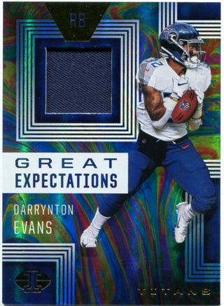 Darrynton Evans Panini Illusions Jersey Card