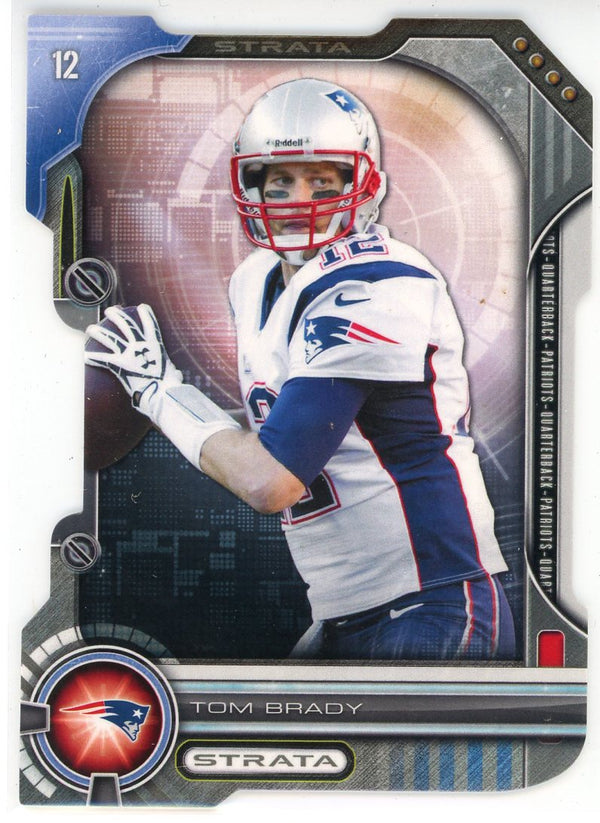 Tom Brady 2014 Topps Strata Die-Cut Card #QBC-TBR