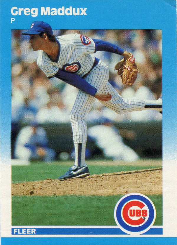 Greg Maddux 1987 Fleer Update Rookie Card