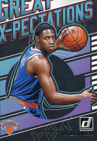 Rj Barrett 2019 Donruss Rookie Card