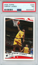 LeBron James 2005 Topps Card #200 (PSA NM 7)