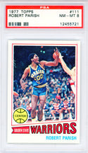 Robert Parish 1977 Topps Card #111 (PSA NM-MT 8)