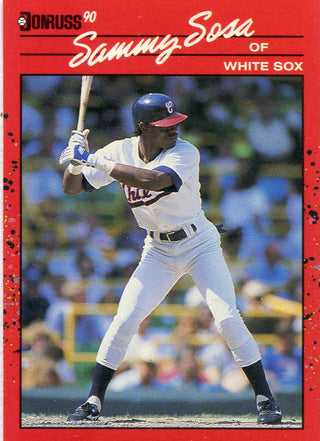 Sammy Sosa 1990 Donruss Rookie Card