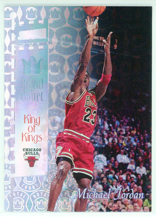 Michael Jordan 1999 Topps Stadium Club Royal Court King of Kings Card #RC9