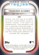 Francisco Alvarez 2021 Bowman Chrome Card