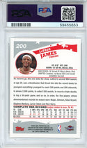 LeBron James 2005 Topps Card #200 (PSA NM 7)