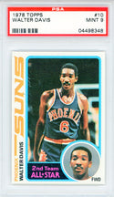 Walter Davis 1978 Topps Card #10 (PSA Mint 9)