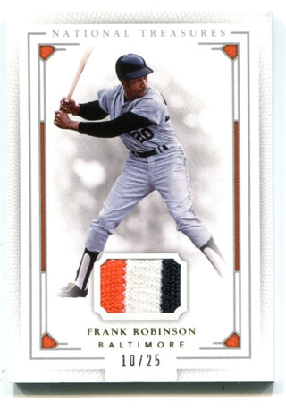 Frank Robinson 2016 Panini National Treasures #95 Jersey Card 10/25