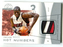 Dwyane Wade 2003 Fleer Final Edition Hot Numbers Jersey Card #HNDW /50