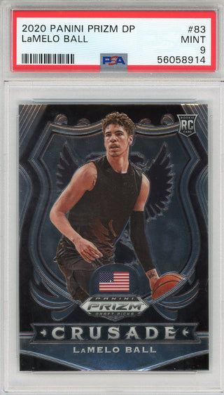 LaMelo Ball 2020 Panini Prizm Draft Pick Rookie Card #83 (PSA)