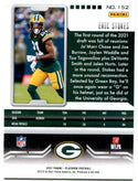 Eric Stokes Panini Playbook Rookie 2021