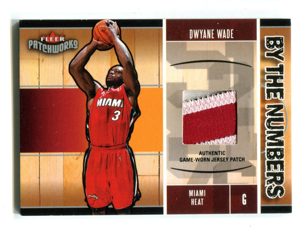 Dwyane Wade 2003 Fleer Patchworks By The Numbers #BTNDW /100