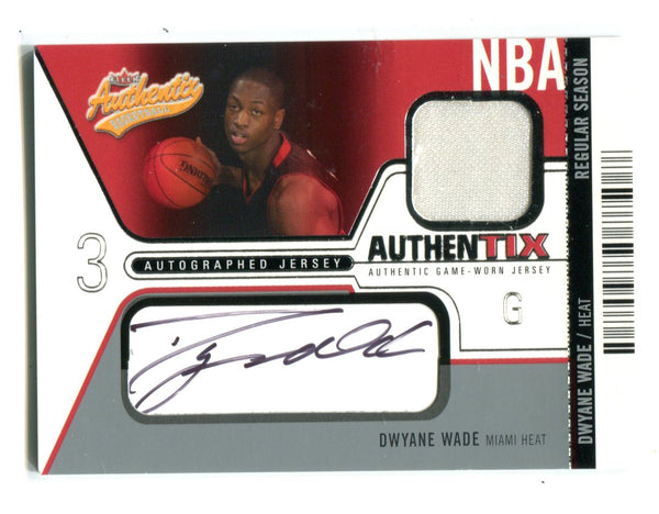 Dwyane Wade 2003 Fleer Authentic Authentix #AJADW /100 Auto RC