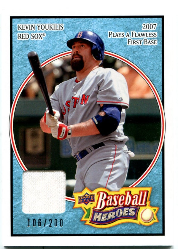 Kevin Youkilis Upper Deck Baseball Heroes 106/200