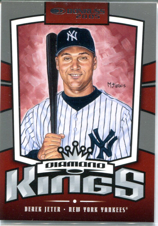 Derek Jeter 2004 Donruss Diamond Kings Unsigned Card #764/2005