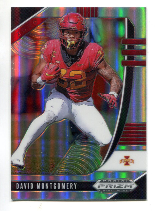 David Montgomery 2020 Panini Prizm Draft Picks Silver Prizm Card